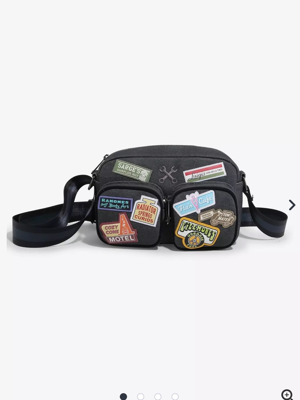 Loungefly Disney Pixar Cars Radiator Springs Patches Crossbody Bag - Exclusive